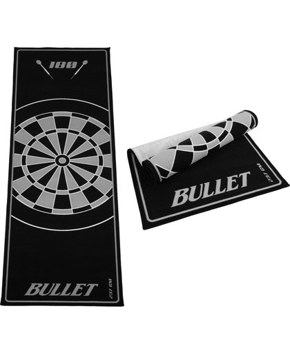 Dragon darts - Bullet Grijs 237x80 cm - dartmat – dart vloerkleed