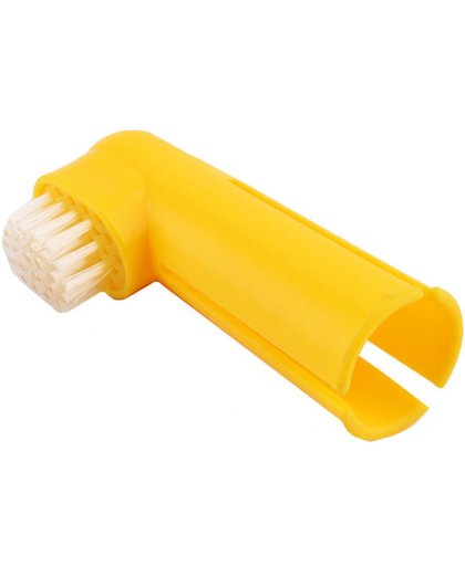 NBH  - Vinger Tandenborstel voor Hond of Poes (kleuren worden willekeurig verzonden)