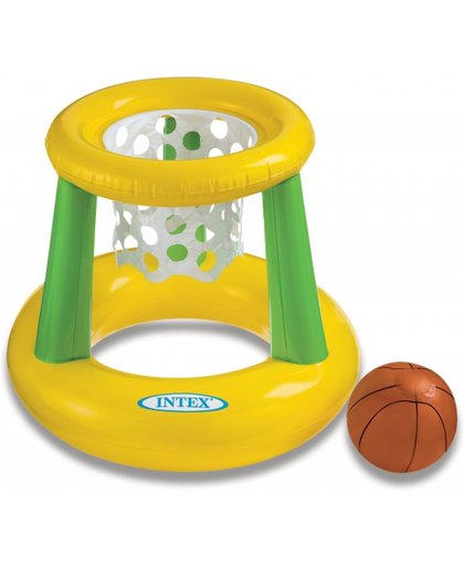 Intex drijvende basket opblaasbaar met bal 67 x 55 cm