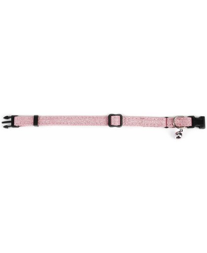 Beeztees Glitter - Kattenhalsband - Roze - 20-29 cm