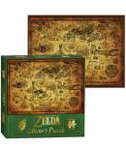 ZELDA - Puzzle The Legend of Zelda Hyrule Map x1