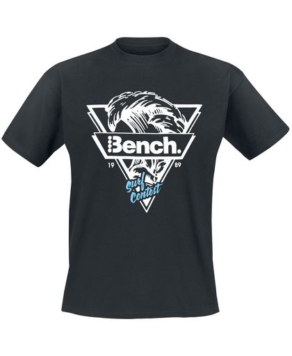 Bench Beach Wave Graphic Tee T-shirt zwart