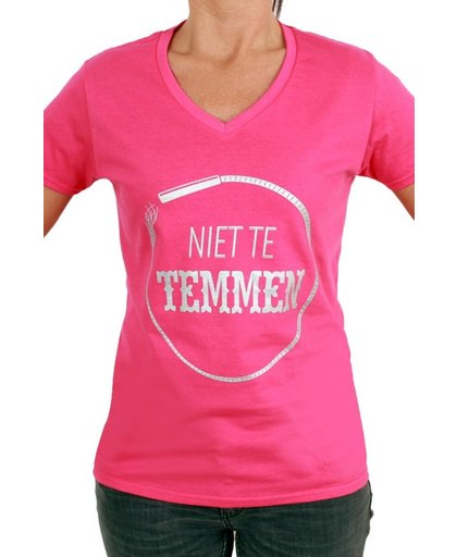Toppers T-shirt dames 'Niet te temmen' mt.XL
