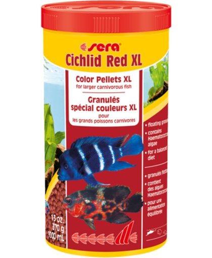 Sera Cichliden red XL 1000ml kleurvoeder