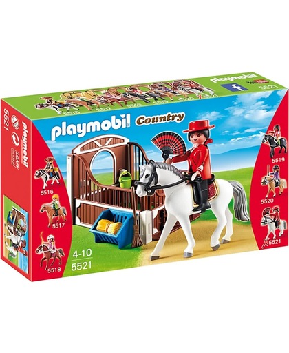 Playmobil Andalusiër met paardenbox - 5521