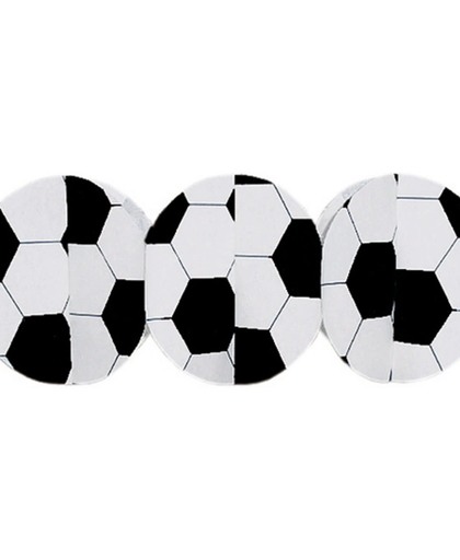 Voetbal slinger zwart-wit 3 meter