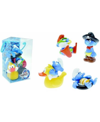 Plastoy: Badspeelgoed 4 Smurfen