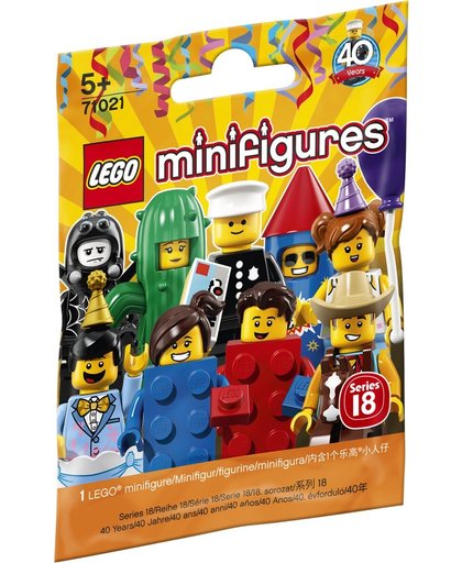 LEGO Minifigures Serie 18: Feestje - 71021