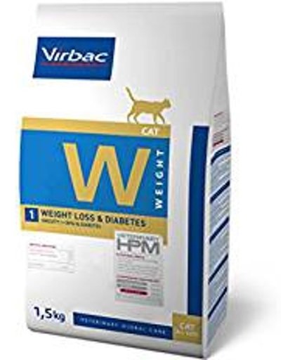 VIRBAC HPM feline weight loss/ diabetic W1 1,5KG
