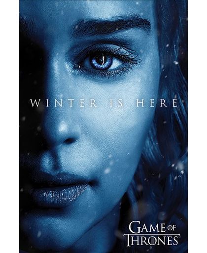 Game of Thrones Winter is here - Daenerys Targaryen Poster meerkleurig