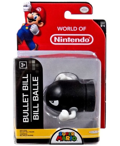 NINTENDO - Mini Figurines World of Nintendo - BULLET BILL - 5cm