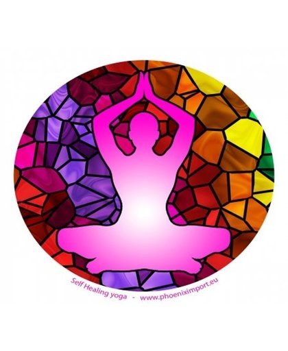 Yogi & Yogini naturals Raamsticker Self Healing Yoga