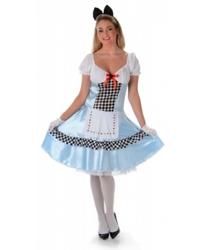 Alice kostuum voor dames 40 (l) - dames - Sprookjes kleding