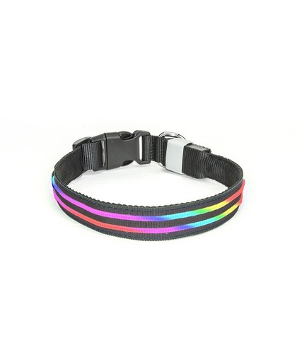 LED Halsband Oplaadbaar Multicolor 35 - 40cm PX1 Hilox
