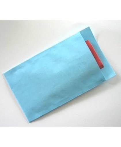 Cadeauzakjes Licht Blauw Kraftpapier - 7x13cm - 70gr - 250 stuks | Fourniturenzakjes / Kadozakjes / Geschenkzakjes