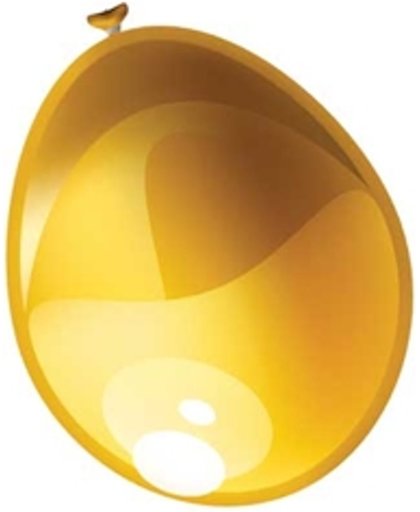 Ballonnen metallic goud (30cm, 50st)