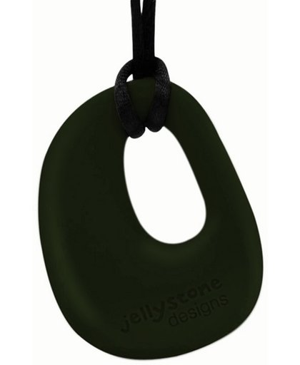 Jellystone Designs Organic Pendant - Bijtsieraad - Smokey Black