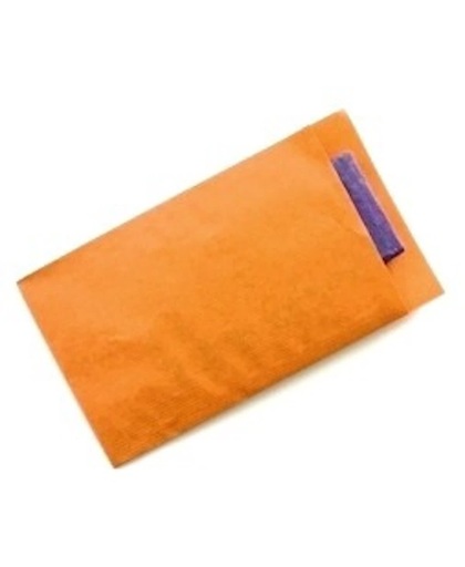 Cadeauzakjes Oranje 2 Kraftpapier - 17x25cm - 70gr - 250 stuks | Fourniturenzakjes / Kadozakjes / Geschenkzakjes