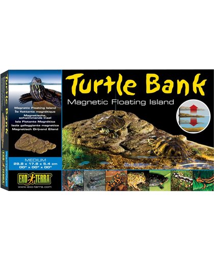 EXO TERRA Terratium grot Exo terra schildpaddeneiland turtle bank medium 29,8 x 17,8 x 5,4 cm