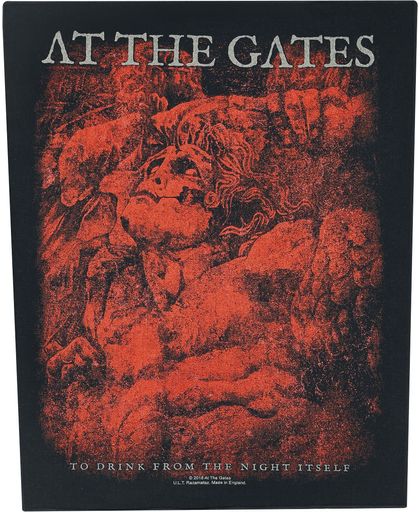 At The Gates To drink from the night itself Back Patch standaard