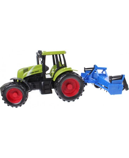 Toi-toys Tractor Met Ploeg 40 Cm Blauw