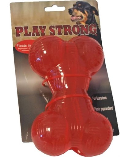 Play Strong rubber bot 16.5 cm rood