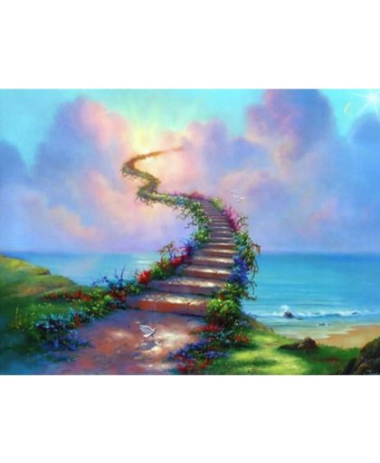 Diamond Painting - Stairway to Heaven - 30x40 cm - Complete painting - Handig en mooi