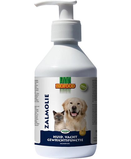 Biofood Zalmolie - Hond - Voedingssupplement - Doseerpomp - 250 ml
