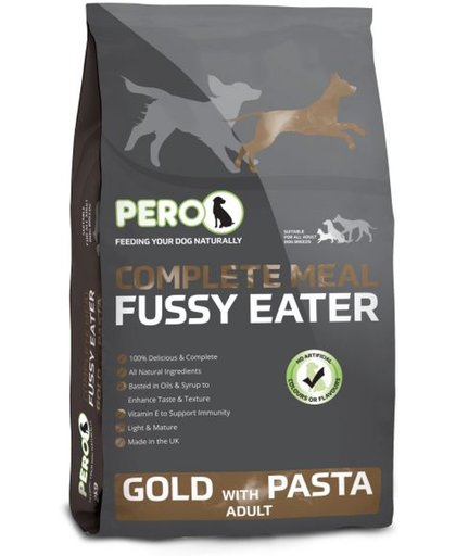 Pero complete maaltijd fussy eater gold with pasta hondenvoer 2 kg