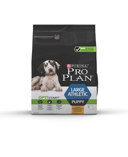 Pro Plan Puppy Large Athletic - Hondenvoer - Kip Optistart - 3 kg