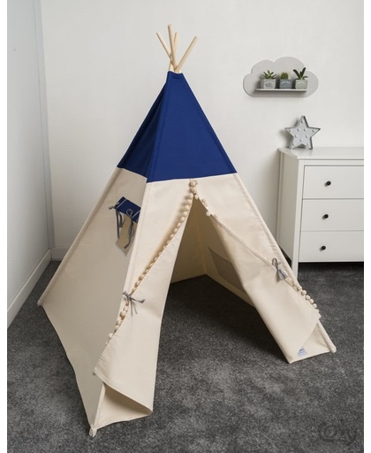 FUJL - Tipi Tent - Speeltent - Wigwam - kinder tipi -  Just Blue