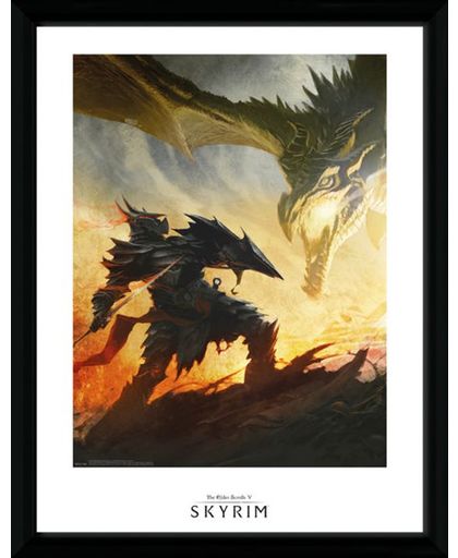 The Elder Scrolls V - Skyrim - Daedric Armor Ingelijste poster meerkleurig