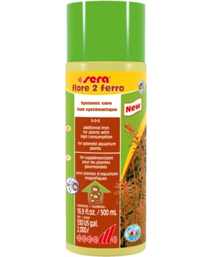 Sera flore 2 Ferro 500ml extra ijzer voor waterplanten