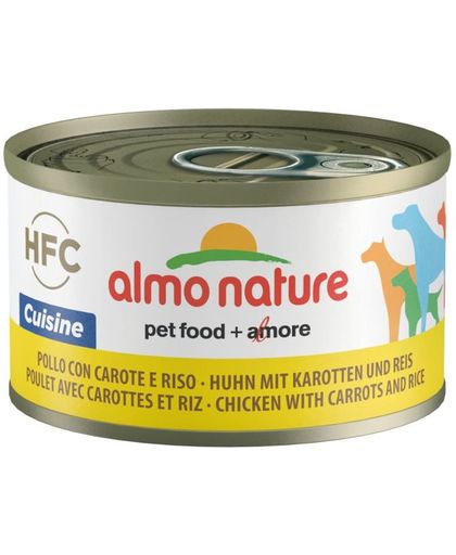 Almo Nature - Hondenvoer - Natvoer - Kip & Wortel - Adult - 24 x 95 gram