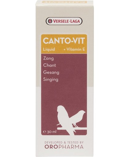 Versele-Laga Oropharma Canto-Vit Liquid Zang&Vitamine E 30 ml