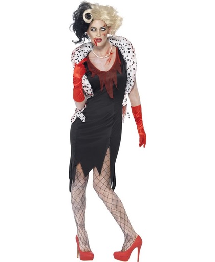 Gruwelijke zombie Halloween kostuum voor dames - Verkleedkleding - Small