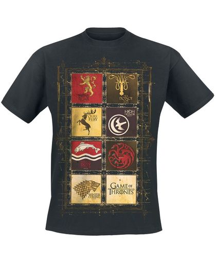 Game of Thrones Logos T-shirt zwart