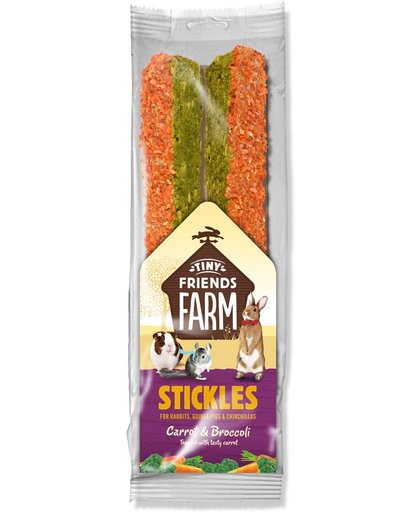 Supreme Tiny Friend Farm Stickle 100 g Wortel&Broccoli