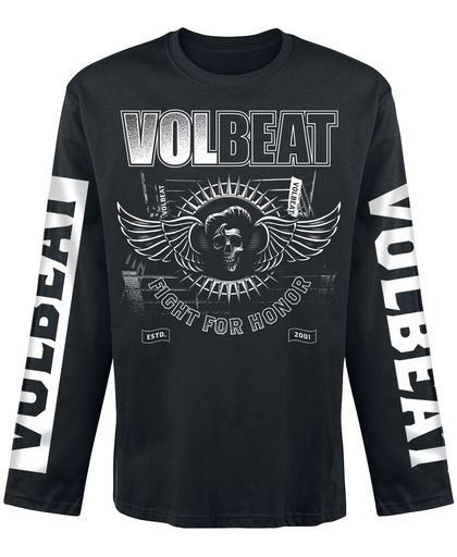 Volbeat Fight For Honor Longsleeve zwart