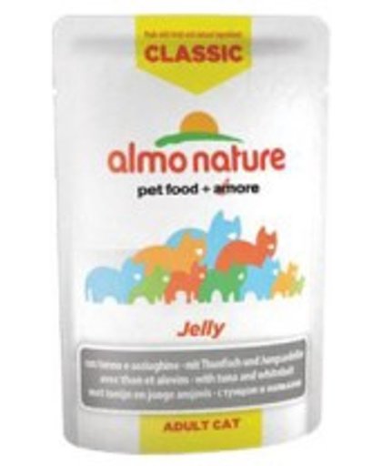 Almo Nature Classic Jelly Tonijn en Sardientjes 24x55g