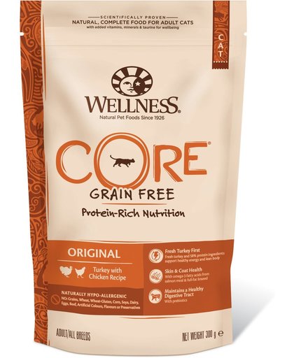 Wellness Core Grain Free Cat Original Kalkoen&Kip 300 g