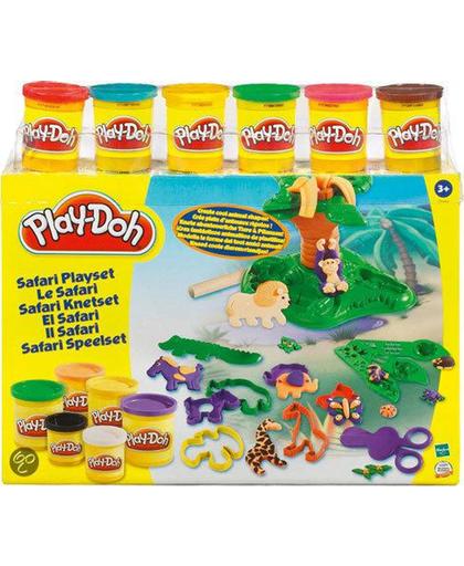 Play-Doh Safari Speelset met 6 potjes - Klei
