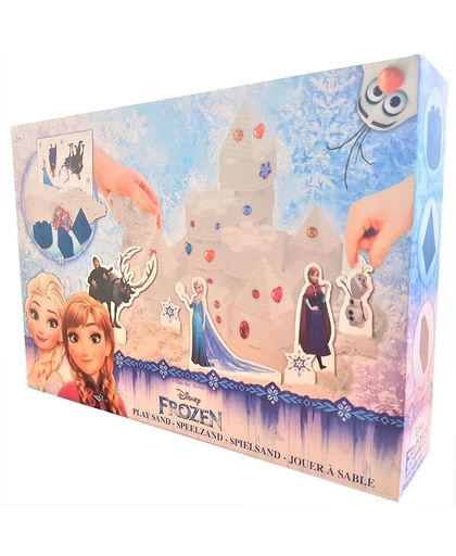 Disney Frozen Elsa Speelzand inclusief Juwelen - Zandvormen en Frozen Figuren| Magisch zand voor Binnen | Magic Sand | Wit