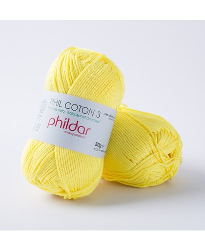 Phildar Phil coton 3 Citron