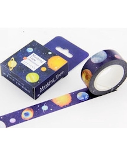 Masking Tape 10m x 1,5cm 'Planeten'