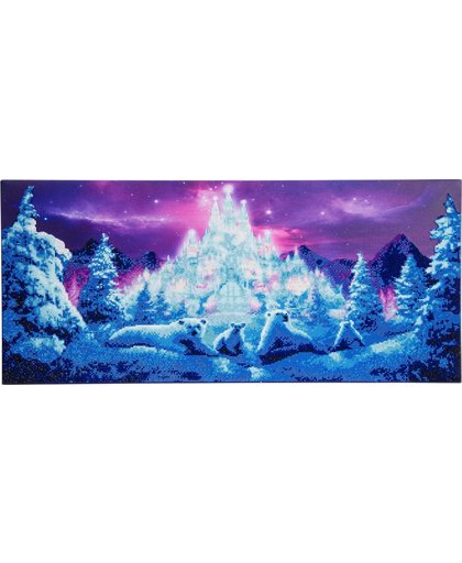 Diamond Painting Crystal Art Kit ® Ice Kingdom 40x90 cm, Partial Painting