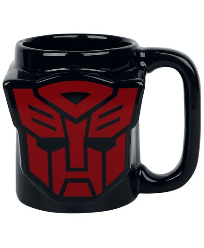 Transformers Autobot Shield Mok zwart