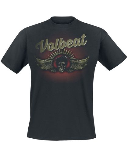 Volbeat Dark Skullwing T-shirt zwart