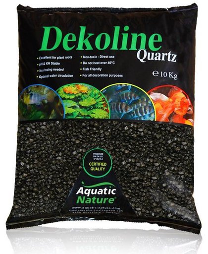 Aquatic Nature kwartsgrind Nero zwart - 2,5 kilo