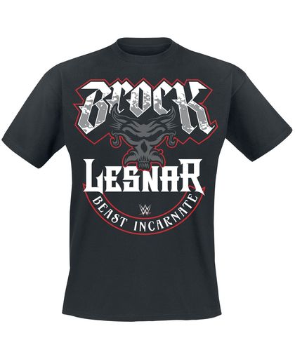 WWE Brock Lesnar - Beast Incarnate T-shirt zwart